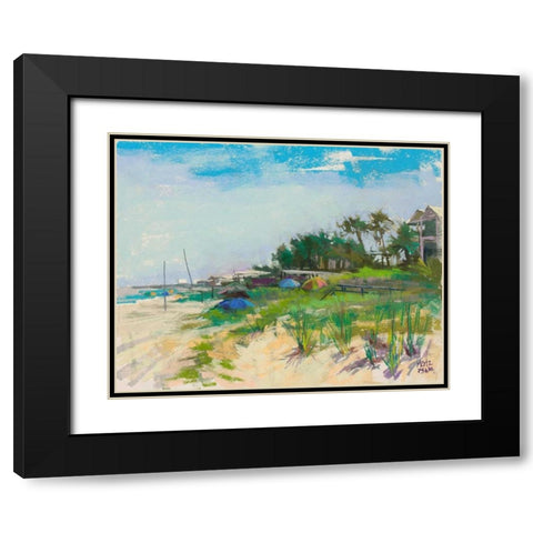 Serenity in St. George Black Modern Wood Framed Art Print with Double Matting by Mertz, Nancie King