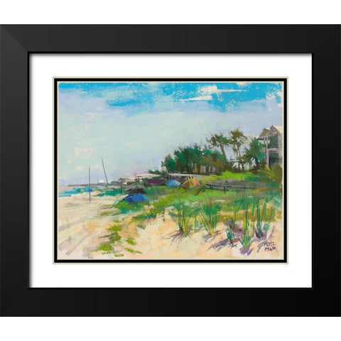 Serenity in St. George Black Modern Wood Framed Art Print with Double Matting by Mertz, Nancie King