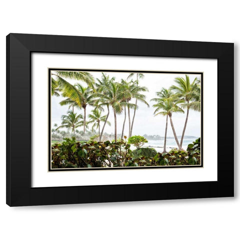 After the Dorado Rain Black Modern Wood Framed Art Print with Double Matting by Miamee, Golie