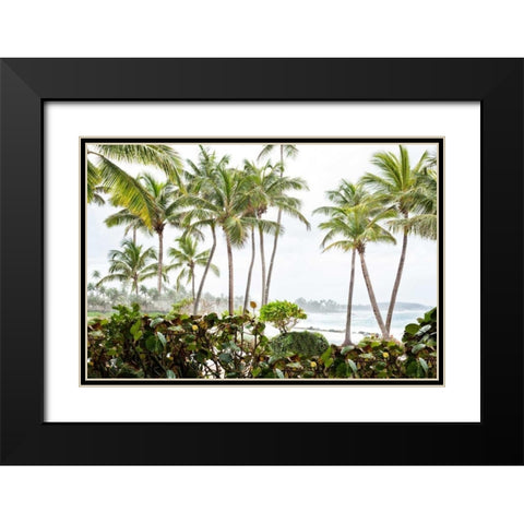 After the Dorado Rain Black Modern Wood Framed Art Print with Double Matting by Miamee, Golie