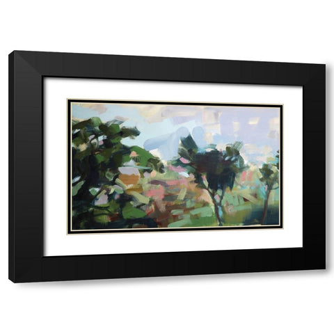 India No. 8 Black Modern Wood Framed Art Print with Double Matting by Moulton, Angela