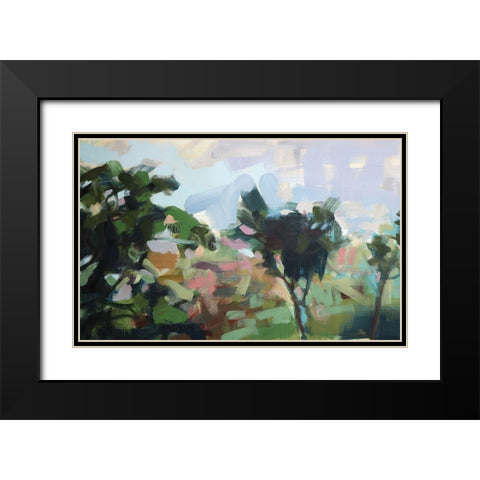 India No. 8 Black Modern Wood Framed Art Print with Double Matting by Moulton, Angela