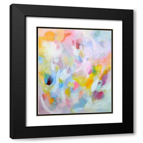Bella Black Modern Wood Framed Art Print with Double Matting by Marrison, TA