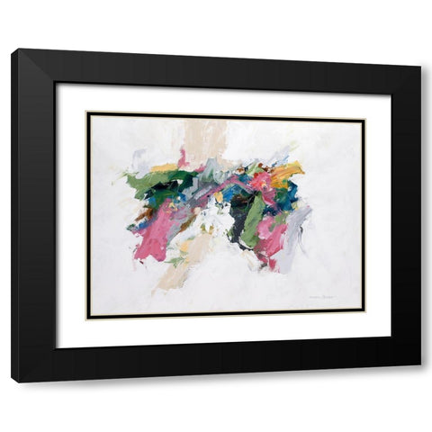 Reviving Black Modern Wood Framed Art Print with Double Matting by McCourt, Suzanne