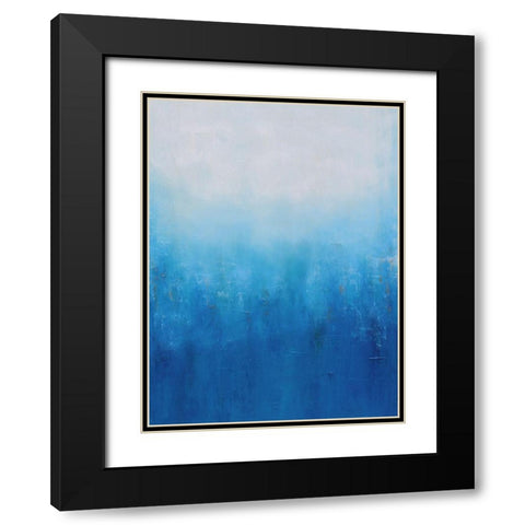 Watershed Black Modern Wood Framed Art Print with Double Matting by Moehr, KR
