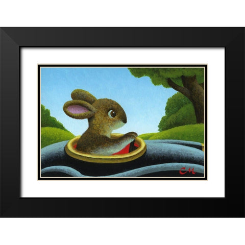 Day Trip Black Modern Wood Framed Art Print with Double Matting by Miles, Chris