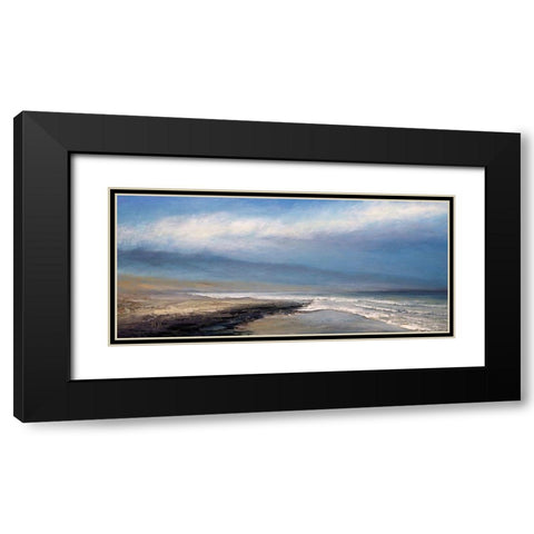 Eye of God Black Modern Wood Framed Art Print with Double Matting by Mote, Michael