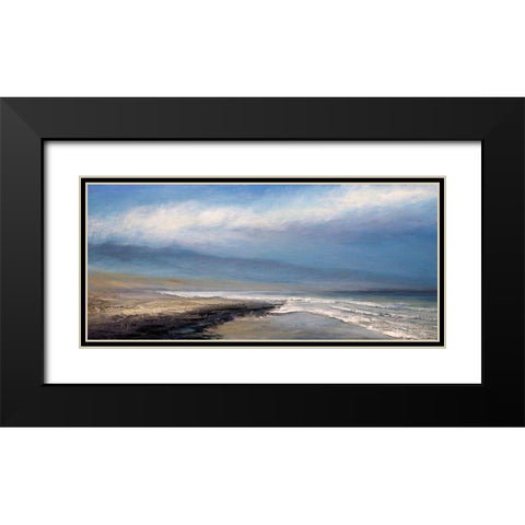 Eye of God Black Modern Wood Framed Art Print with Double Matting by Mote, Michael