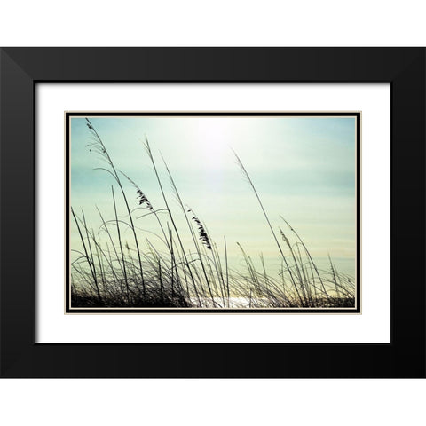 Coastal Black Modern Wood Framed Art Print with Double Matting by Marie, Dina