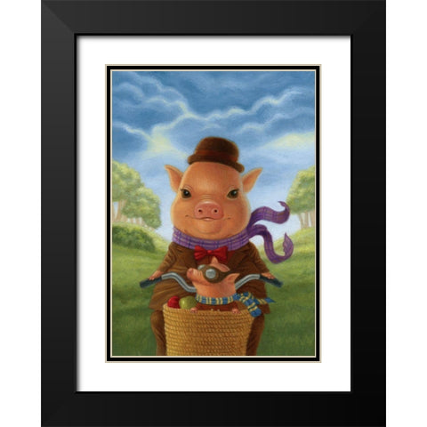 Cadwalladerâ€™s Fine Day Out Black Modern Wood Framed Art Print with Double Matting by Matarazzo, Gina