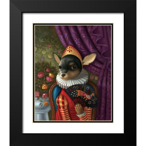 Violeta, Before Triumph Black Modern Wood Framed Art Print with Double Matting by Matarazzo, Gina
