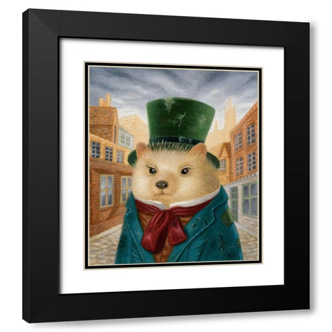 Smythe Black Modern Wood Framed Art Print with Double Matting by Matarazzo, Gina