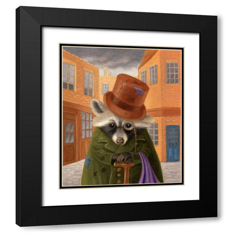 Dodger Black Modern Wood Framed Art Print with Double Matting by Matarazzo, Gina