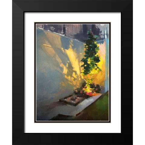 The Hour That I Love Black Modern Wood Framed Art Print with Double Matting by Merino, Carmen