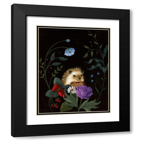 A Dashing Fellow Black Modern Wood Framed Art Print with Double Matting by Matarazzo, Gina