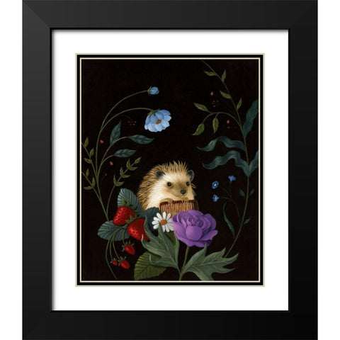 A Dashing Fellow Black Modern Wood Framed Art Print with Double Matting by Matarazzo, Gina
