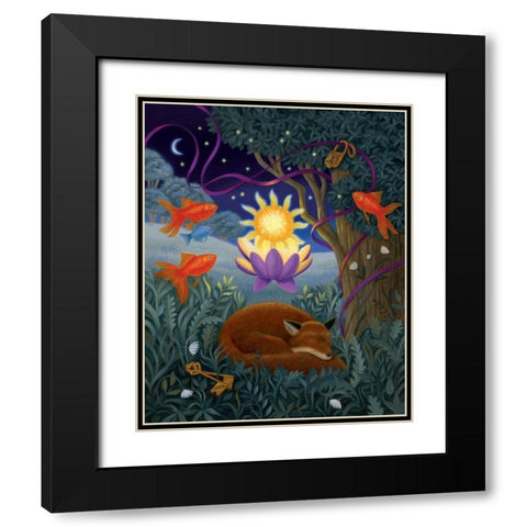 Eve of Transcendence Black Modern Wood Framed Art Print with Double Matting by Matarazzo, Gina