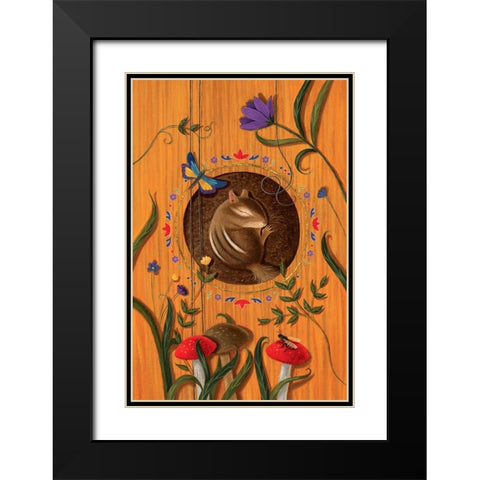 The Luthiers Challenge Black Modern Wood Framed Art Print with Double Matting by Matarazzo, Gina