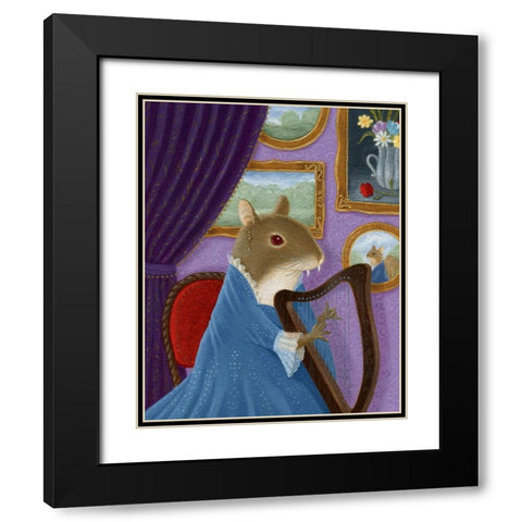 Priscilla F. Foffenschnizzle Black Modern Wood Framed Art Print with Double Matting by Matarazzo, Gina