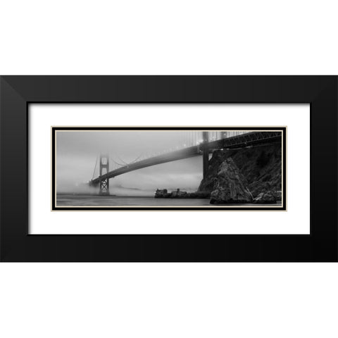 Horseshoe Bay Black Modern Wood Framed Art Print with Double Matting by Melville, Craig