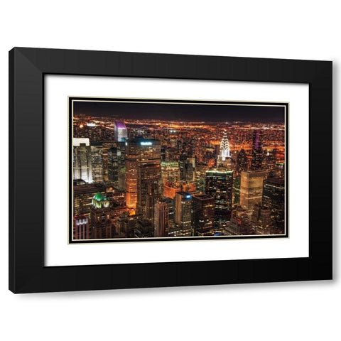 Diamonds in the Sky Black Modern Wood Framed Art Print with Double Matting by Mikaels, Natalie