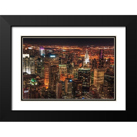Diamonds in the Sky Black Modern Wood Framed Art Print with Double Matting by Mikaels, Natalie