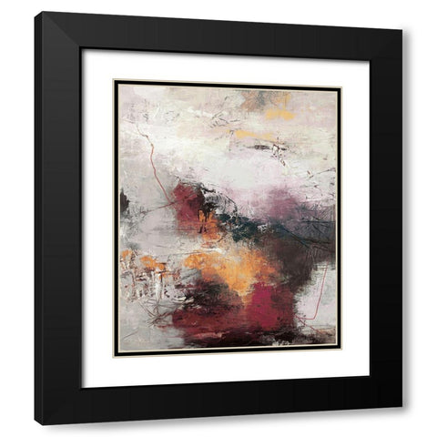 Milestone 3 Black Modern Wood Framed Art Print with Double Matting by Design Fabrikken