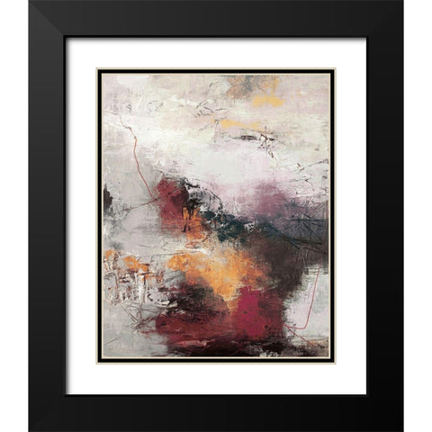 Milestone 3 Black Modern Wood Framed Art Print with Double Matting by Design Fabrikken