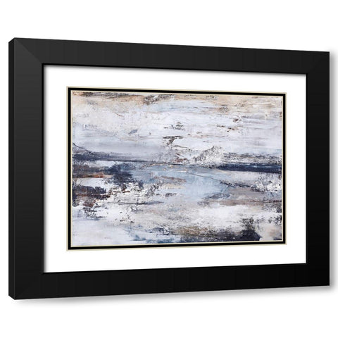 Outline Black Modern Wood Framed Art Print with Double Matting by Design Fabrikken