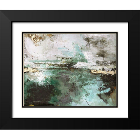 Hillside Black Modern Wood Framed Art Print with Double Matting by Design Fabrikken