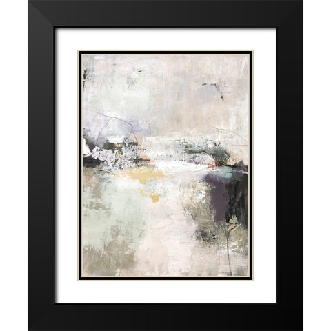 Garden Gate Black Modern Wood Framed Art Print with Double Matting by Design Fabrikken