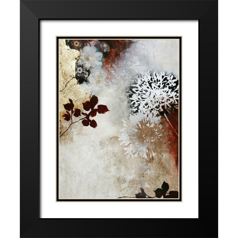 Still Life 4 Black Modern Wood Framed Art Print with Double Matting by Design Fabrikken