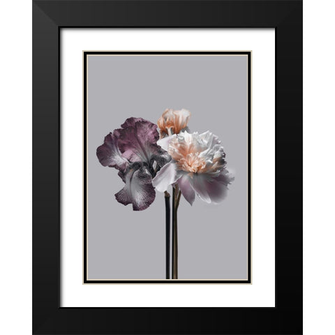 Virtue 1 Black Modern Wood Framed Art Print with Double Matting by Design Fabrikken