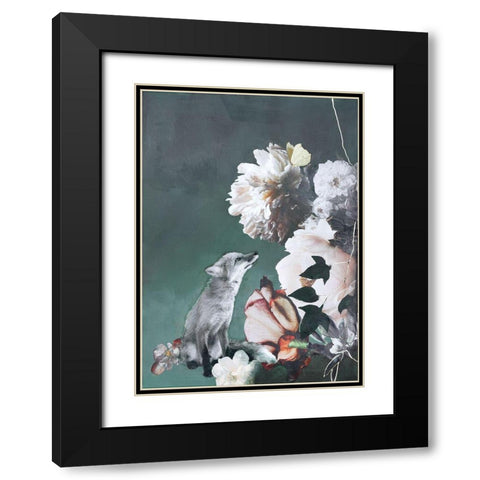 Haute Couture 11 Black Modern Wood Framed Art Print with Double Matting by Design Fabrikken