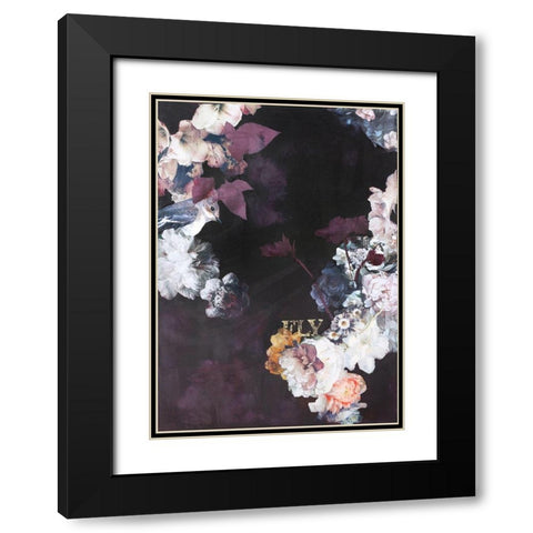 Haute Couture 3 Black Modern Wood Framed Art Print with Double Matting by Design Fabrikken