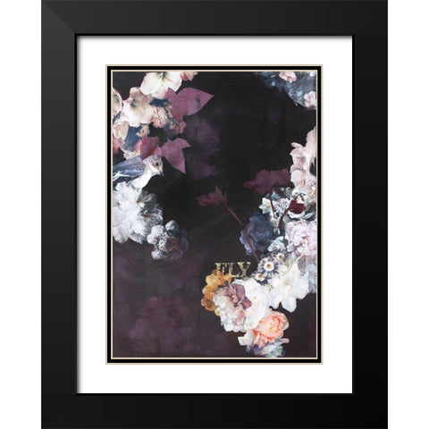 Haute Couture 3 Black Modern Wood Framed Art Print with Double Matting by Design Fabrikken