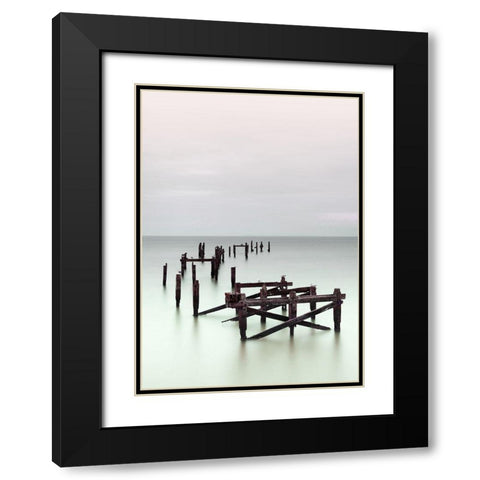 This Is It Black Modern Wood Framed Art Print with Double Matting by Design Fabrikken