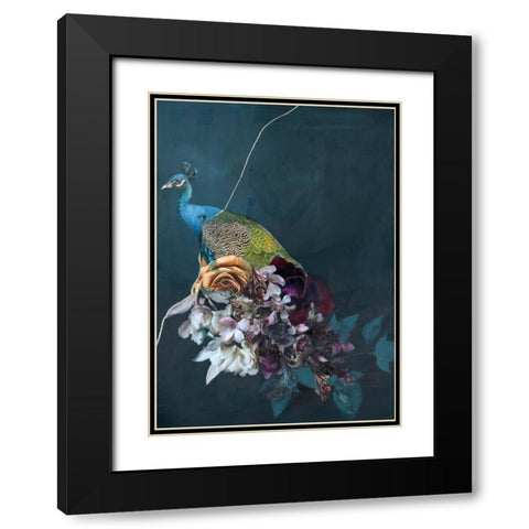 Haute Couture 10b Black Modern Wood Framed Art Print with Double Matting by Design Fabrikken