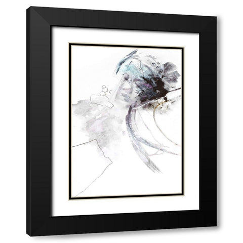 High and Light Black Modern Wood Framed Art Print with Double Matting by Design Fabrikken