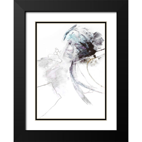 High and Light Black Modern Wood Framed Art Print with Double Matting by Design Fabrikken