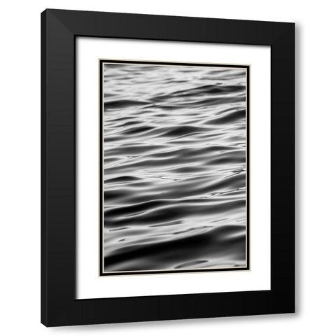 Surface Black Modern Wood Framed Art Print with Double Matting by Design Fabrikken