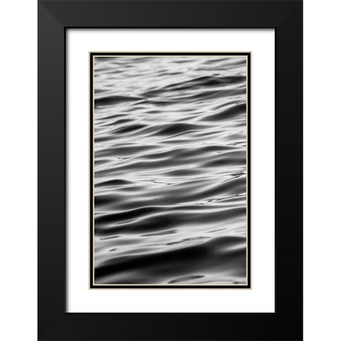 Surface Black Modern Wood Framed Art Print with Double Matting by Design Fabrikken