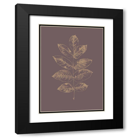 Botanica 2 Black Modern Wood Framed Art Print with Double Matting by Design Fabrikken