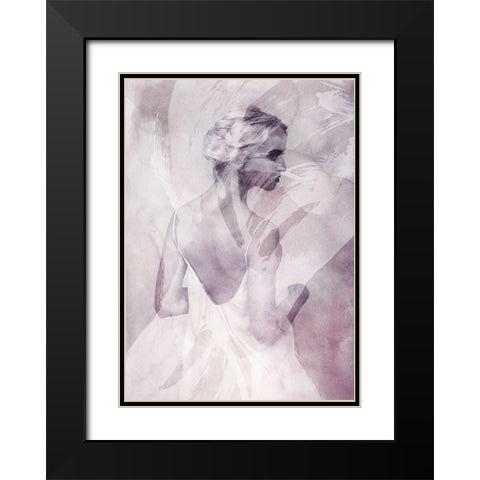 I Whish Black Modern Wood Framed Art Print with Double Matting by Design Fabrikken