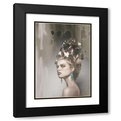 I Know Black Modern Wood Framed Art Print with Double Matting by Design Fabrikken