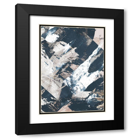 Luma Black Modern Wood Framed Art Print with Double Matting by Design Fabrikken