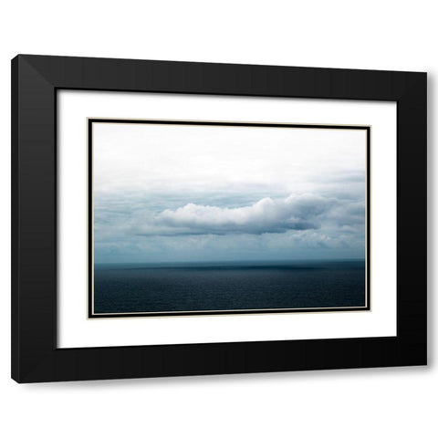 Bishop 3 Black Modern Wood Framed Art Print with Double Matting by Design Fabrikken