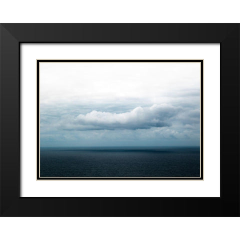 Bishop 3 Black Modern Wood Framed Art Print with Double Matting by Design Fabrikken