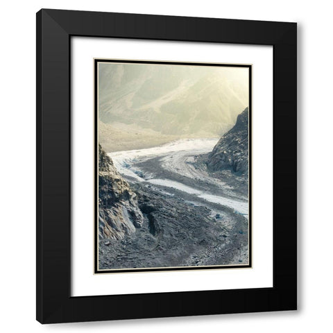 Bishop 11 Black Modern Wood Framed Art Print with Double Matting by Design Fabrikken