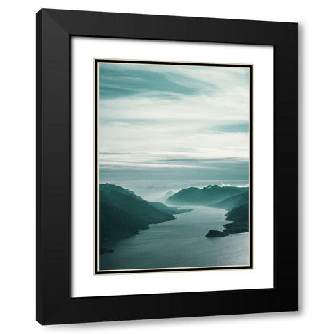 Bishop 12 Black Modern Wood Framed Art Print with Double Matting by Design Fabrikken